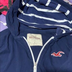 Hollister zip up jacket